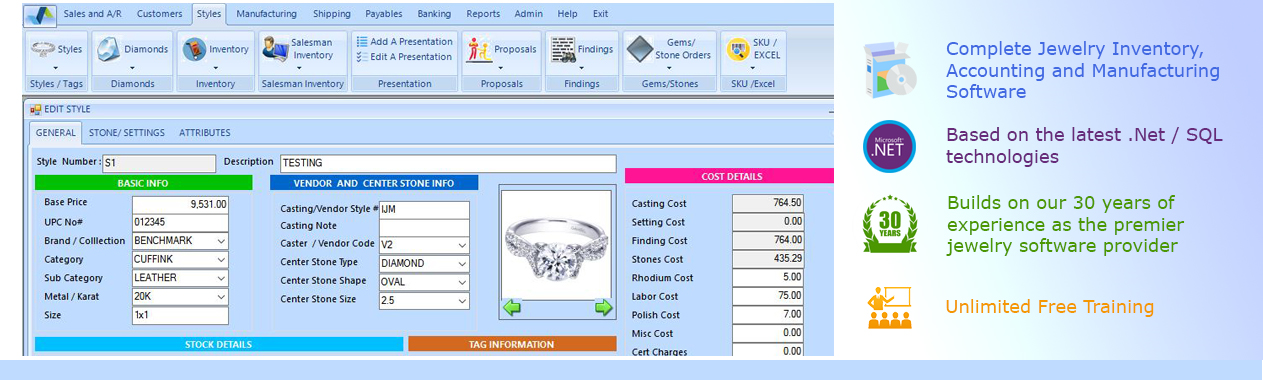 Jewelry Software