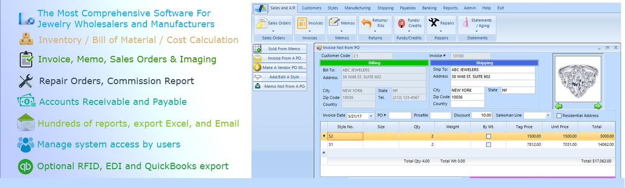 Jewelry Software