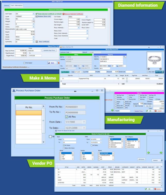 Jewelry Software for Manufacturers and Wholesalers